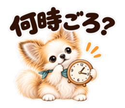 大きな文字のレオ｜家族の連絡のスタンプ見本4